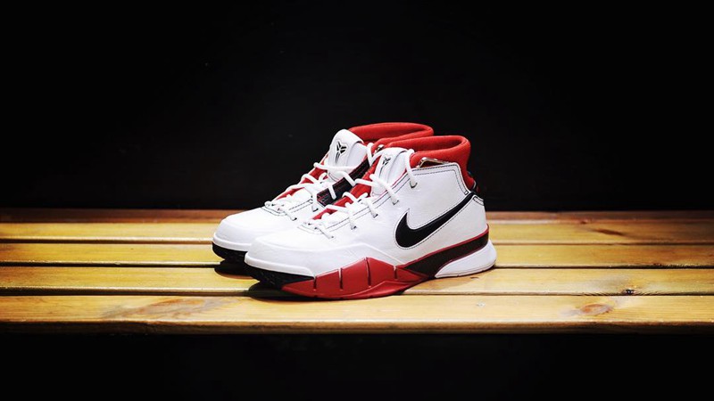 Nike,Zoom Kobe 1 Protro,All St  经典黑白红！全明星配色 Zoom Kobe 1 复刻最新实物图