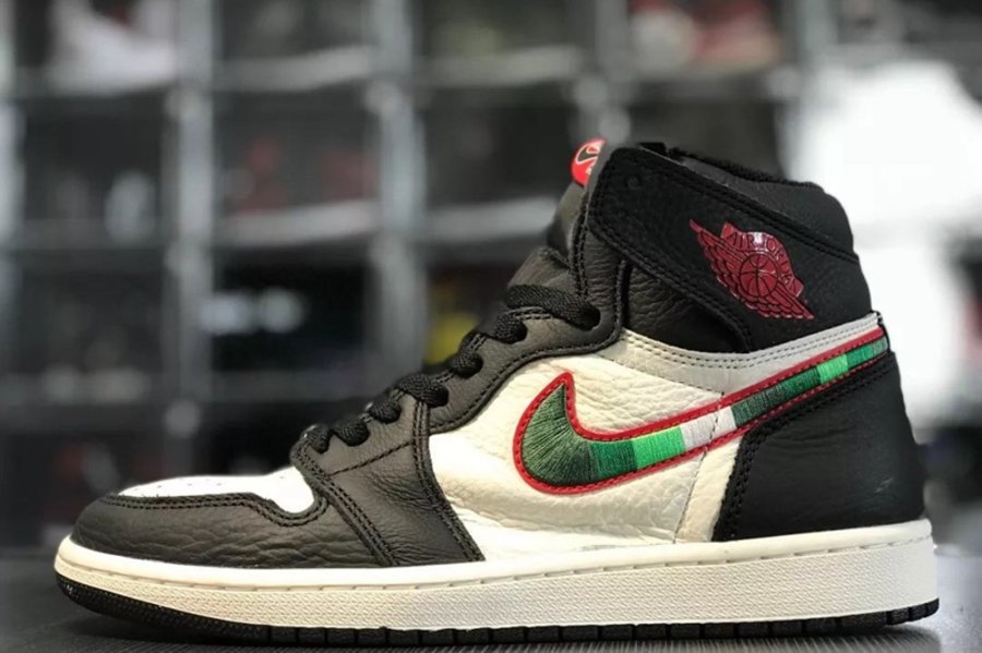 Jordan Brand,Air Jordan 1,Spor  实物细节曝光！Air Jordan 1 体育画报配色年底发售