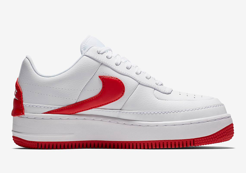 Nike,Air Force 1 Jester,AO1220  解构 AF1 迎来经典配色！白红 Air Force 1 Jester 现已发售