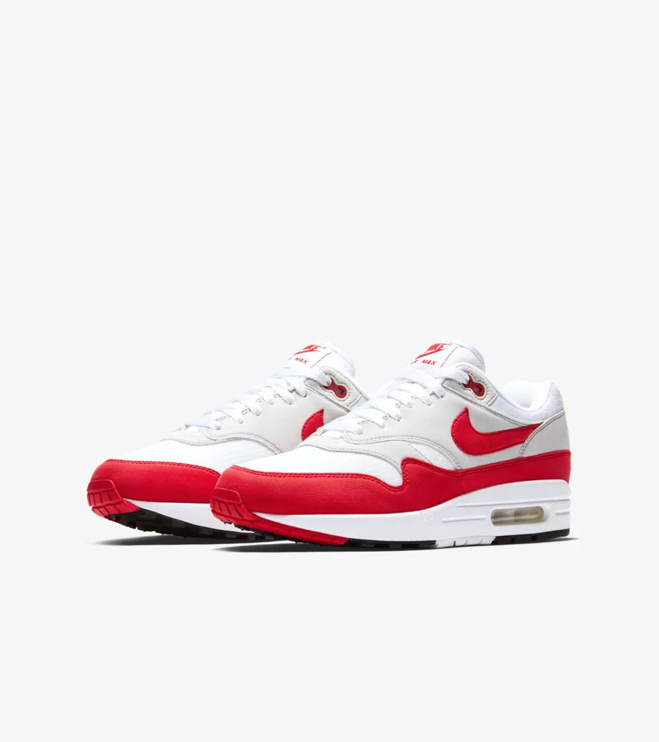 发售,Nike,Air Max 1,Anniversary,  元祖配色回归！白红 Nike Air Max 1 “Anniversary” 本周即将发售