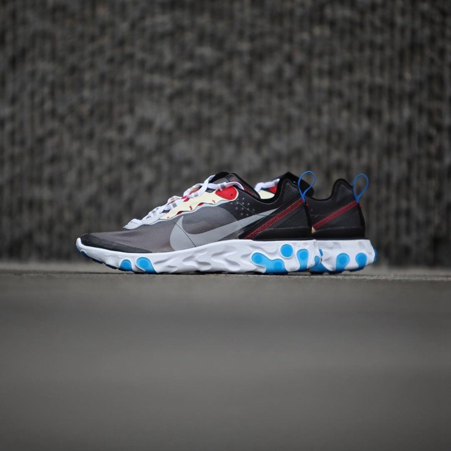 发售,Nike,React Element 87,AQ109  配色更酷炫！蝉翼跑鞋 Nike React Element 87 下周即将发售