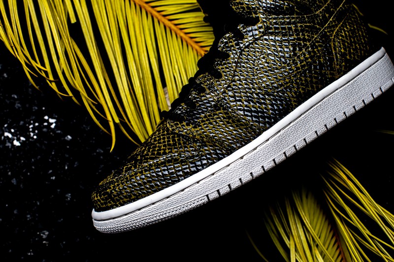 Jordan Brand,Wmns Air Jordan 1  金环蛇来袭！Air Jordan 1 Ret Hi Prem 全新蛇纹配色现已发售