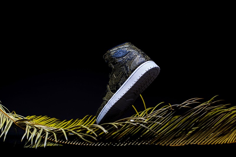 Jordan Brand,Wmns Air Jordan 1  金环蛇来袭！Air Jordan 1 Ret Hi Prem 全新蛇纹配色现已发售