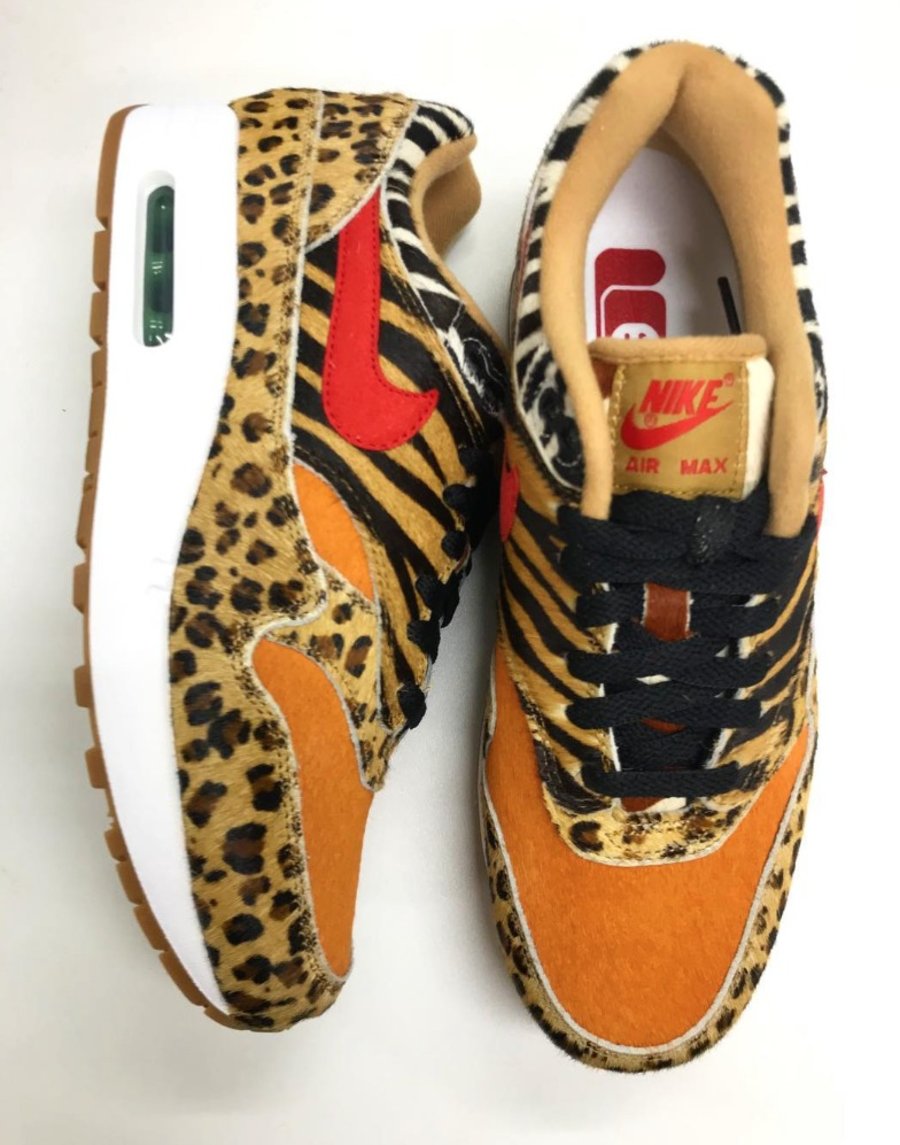 atmos,Nike,Air Max 1  惊现亲友配色！atmos x Air Max 1 “Animal Pack 3.0” 首次曝光