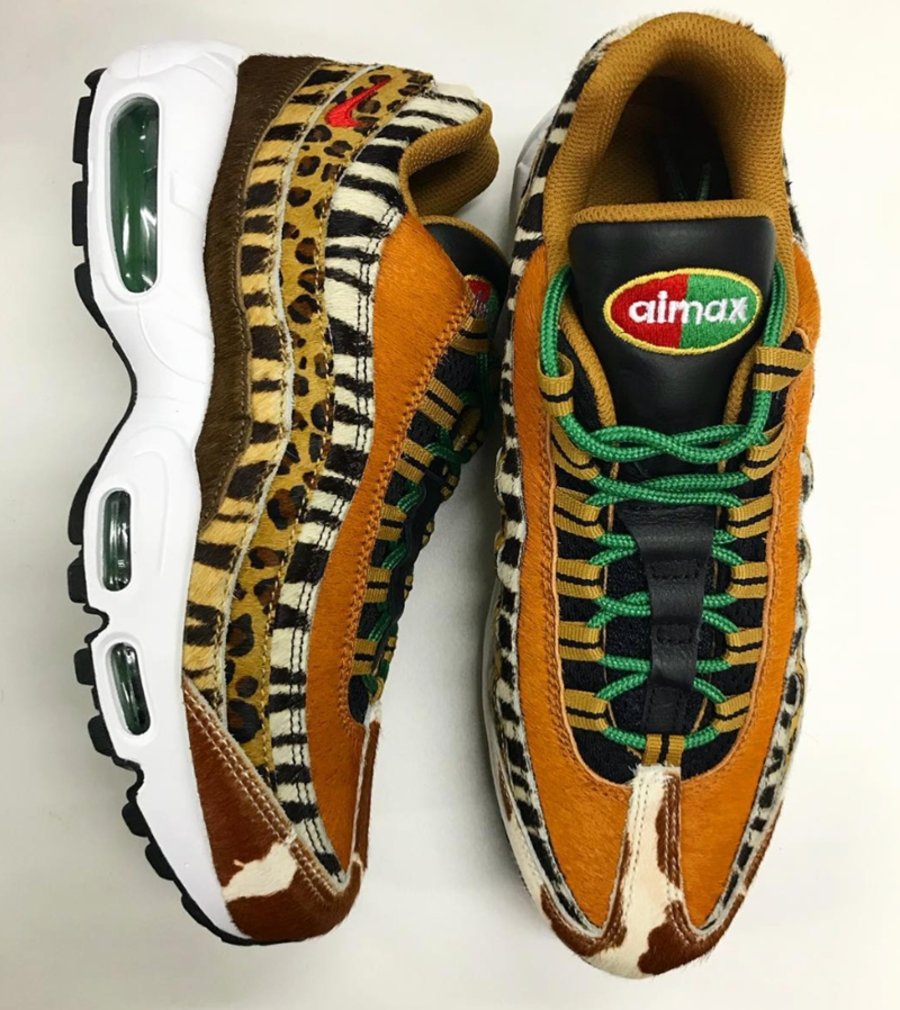 Air Max 95,Nike  与市售版有何不同？亲友限定 Air Max 95 “Animal Pack 3.0” 曝光