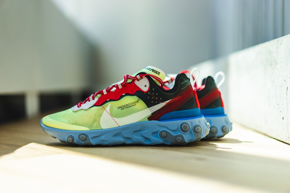 Nike,React Element 87,UNDERCOV  四款全新配色！蝉翼 UNDERCOVER x Element 87 九月发售！