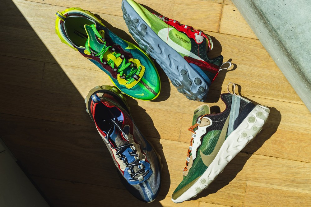 Nike,React Element 87,UNDERCOV  四款全新配色！蝉翼 UNDERCOVER x Element 87 九月发售！