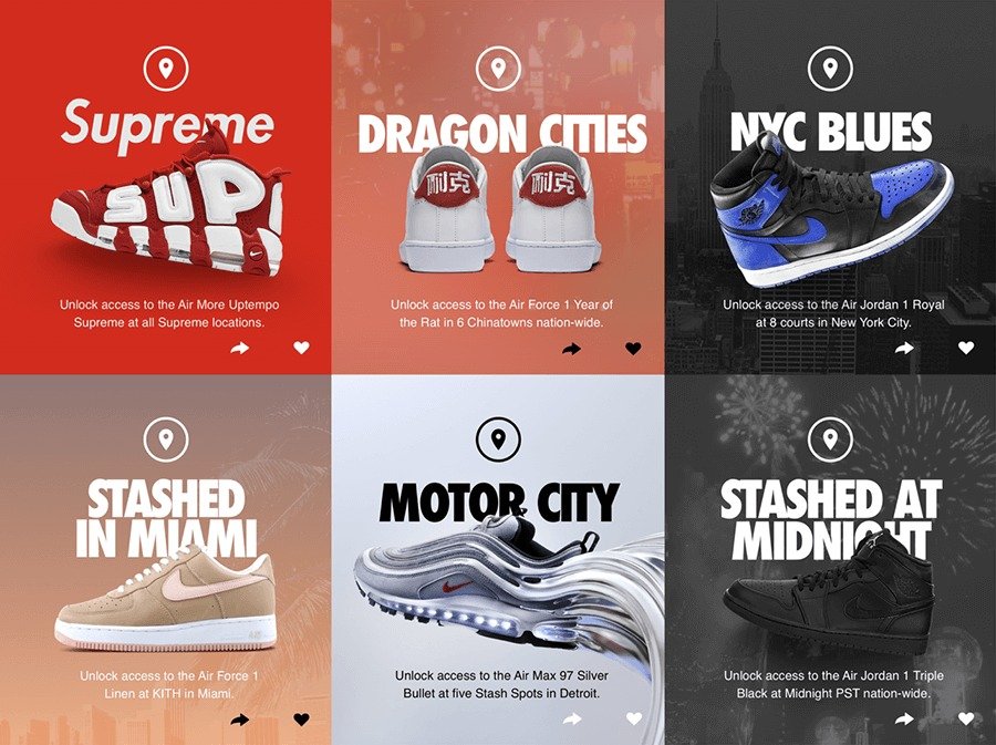 Nike,秘点发布,SNKRS STASH  Nike 最新「秘点发布」 还不清楚？那你可就与限量球鞋失之交臂了！