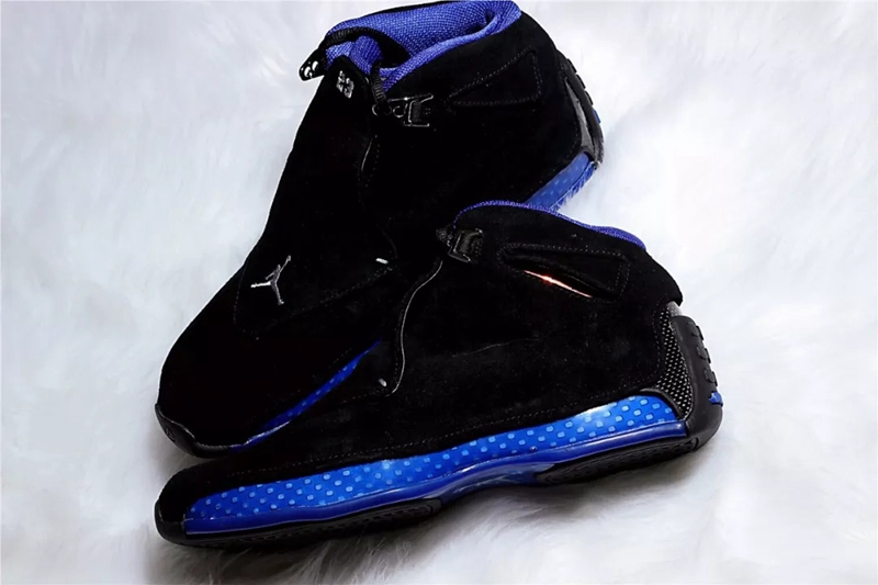 极致奢华airjordan18黑蓝配色将于下月发售