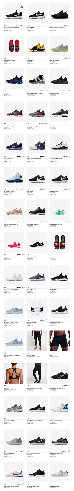 Nike,Nike.com.折扣,福利  换季大选购！Nike 官网低至 5 折，还有额外 9 折优惠！