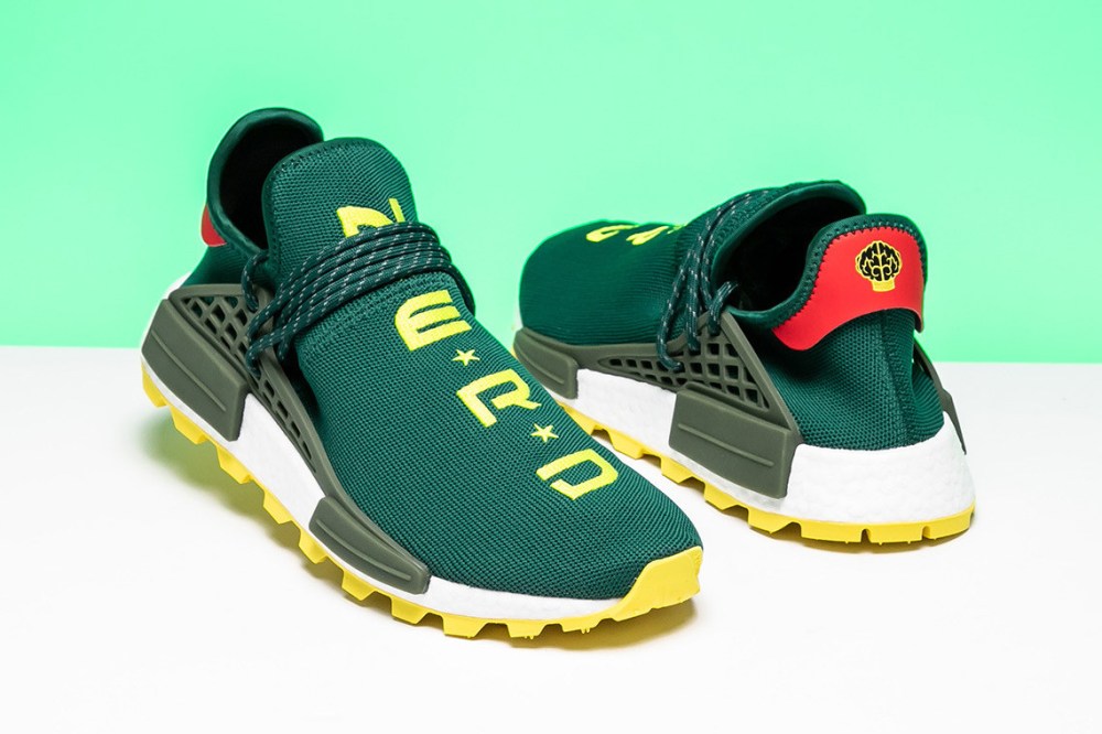 菲董,Pharrell,adidas NMD Hu Trai  最便宜的尺码 00 刀！又一双超限量菲董联名 NMD Hu 出现！