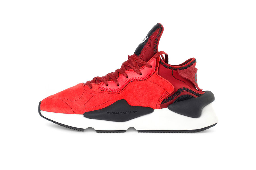 adidas,Y-3 Kaiwa,发售  立体层次设计 + 吸睛红色！全新配色 Y-3 Kaiwa 现已发售