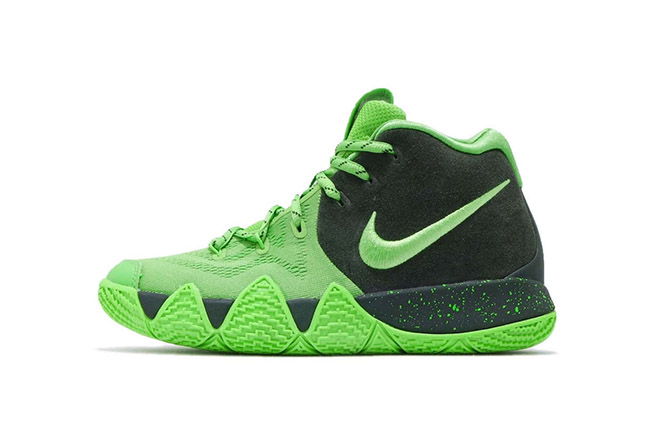 Nike,Kyrie 4,发售,AA2897-333  吸睛的绿色装扮！Nike Kyrie 4 “Spinach Green” 即将发售