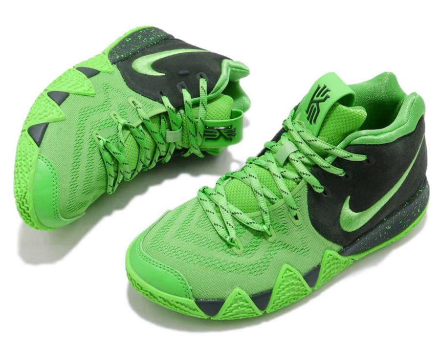 Nike,Kyrie 4,发售,AA2897-333  吸睛的绿色装扮！Nike Kyrie 4 “Spinach Green” 即将发售