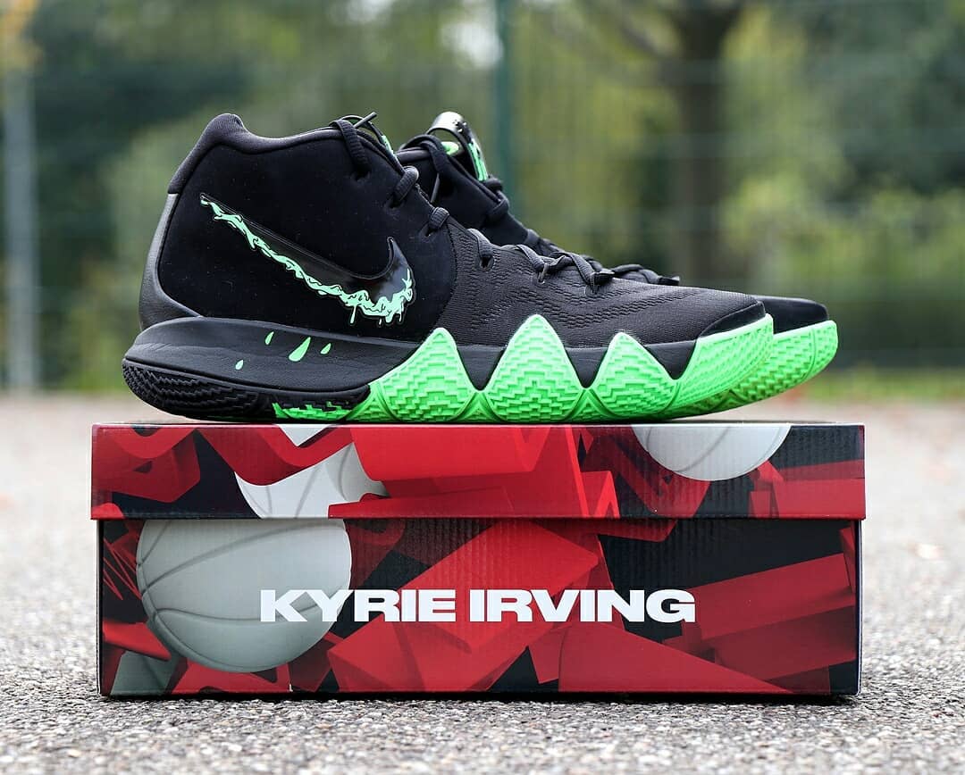 Nike,Kyrie 4,943806-012,发售  惊悚万圣节主题！全新人气配色 Kyrie 4 明日发售