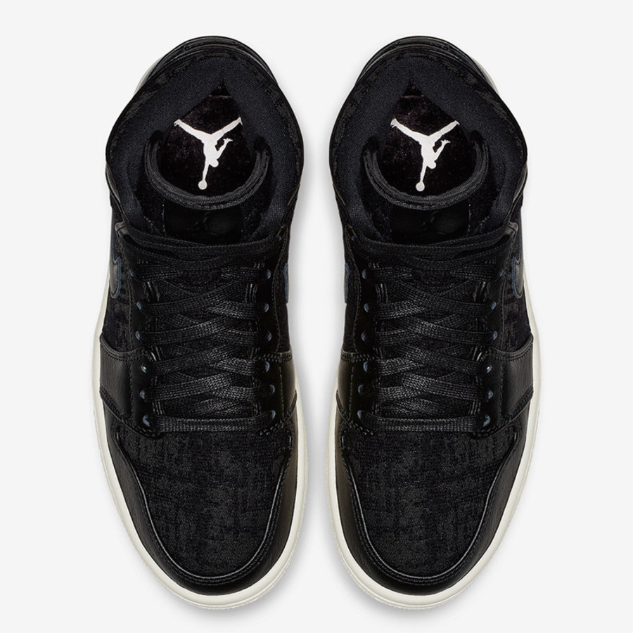 Air Jordan 1,AJ1,发售,AH7389-001  又有一款 AJ1 登场！黑白 Air Jordan 1“Cyber Monday” 官图释出