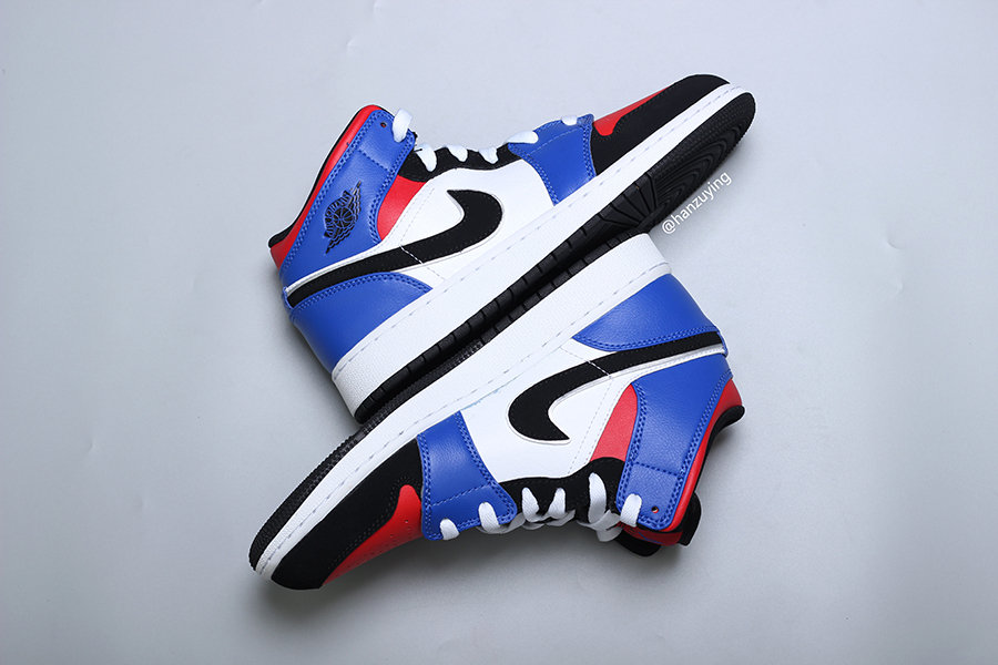 Air Jordan 1 Mid,AJ1,发售  黑红脚趾与小闪电融合！这双 Air Jordan 1 Mid 绝对要起飞