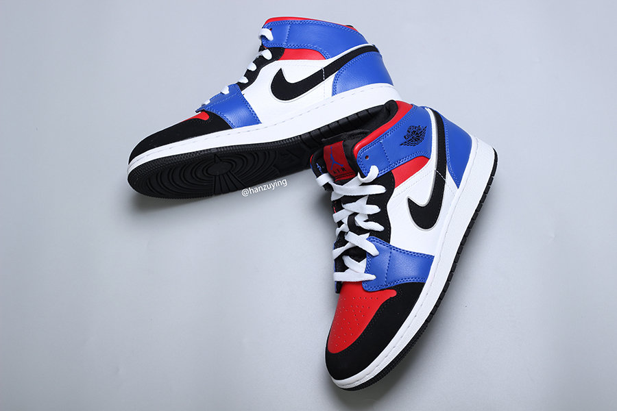 Air Jordan 1 Mid,AJ1,发售  黑红脚趾与小闪电融合！这双 Air Jordan 1 Mid 绝对要起飞