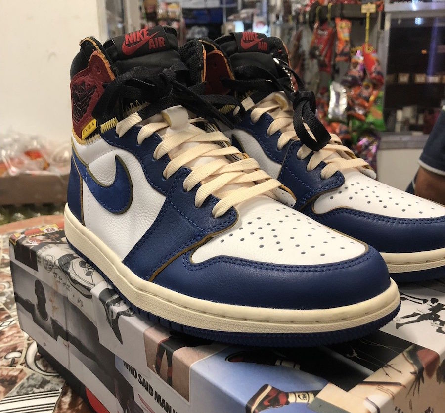 Union,Air Jordan 1,AJ1,Jordan  黑红拼接风暴蓝！Union x Air Jordan 1 年底又一双必买球鞋！