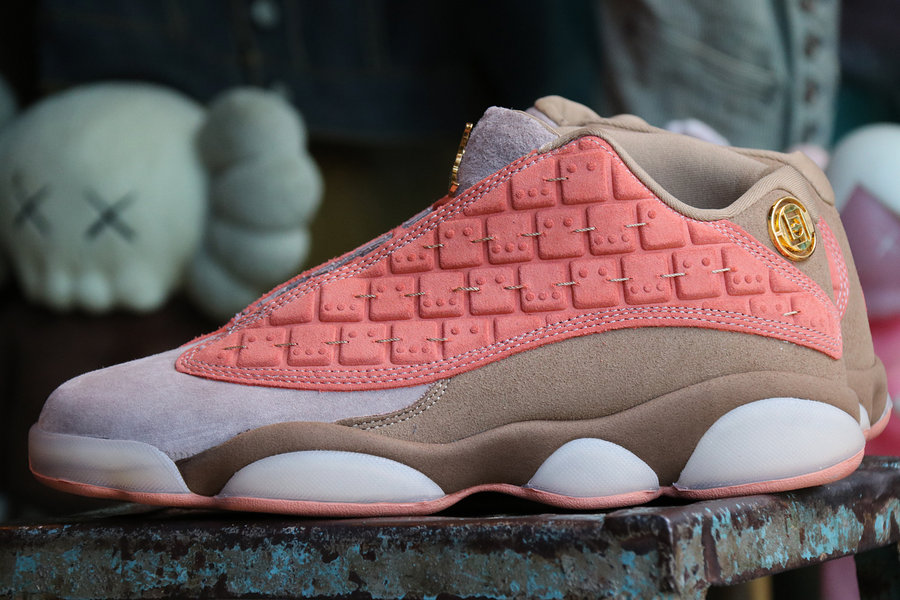 CLOT,Air Jordan 13 Low,AJ13,陈冠  目前最完整的细节美图！冠希 CLOT x AJ13 Low 实物到底有多炸