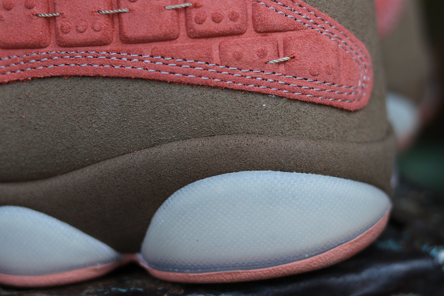 CLOT,Air Jordan 13 Low,AJ13,陈冠  目前最完整的细节美图！冠希 CLOT x AJ13 Low 实物到底有多炸