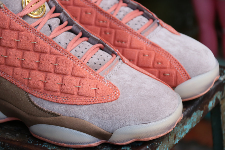 CLOT,Air Jordan 13 Low,AJ13,陈冠  目前最完整的细节美图！冠希 CLOT x AJ13 Low 实物到底有多炸
