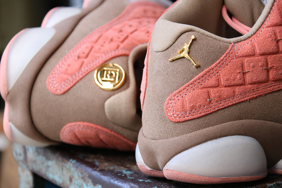 CLOT,Air Jordan 13 Low,AJ13,陈冠  目前最完整的细节美图！冠希 CLOT x AJ13 Low 实物到底有多炸