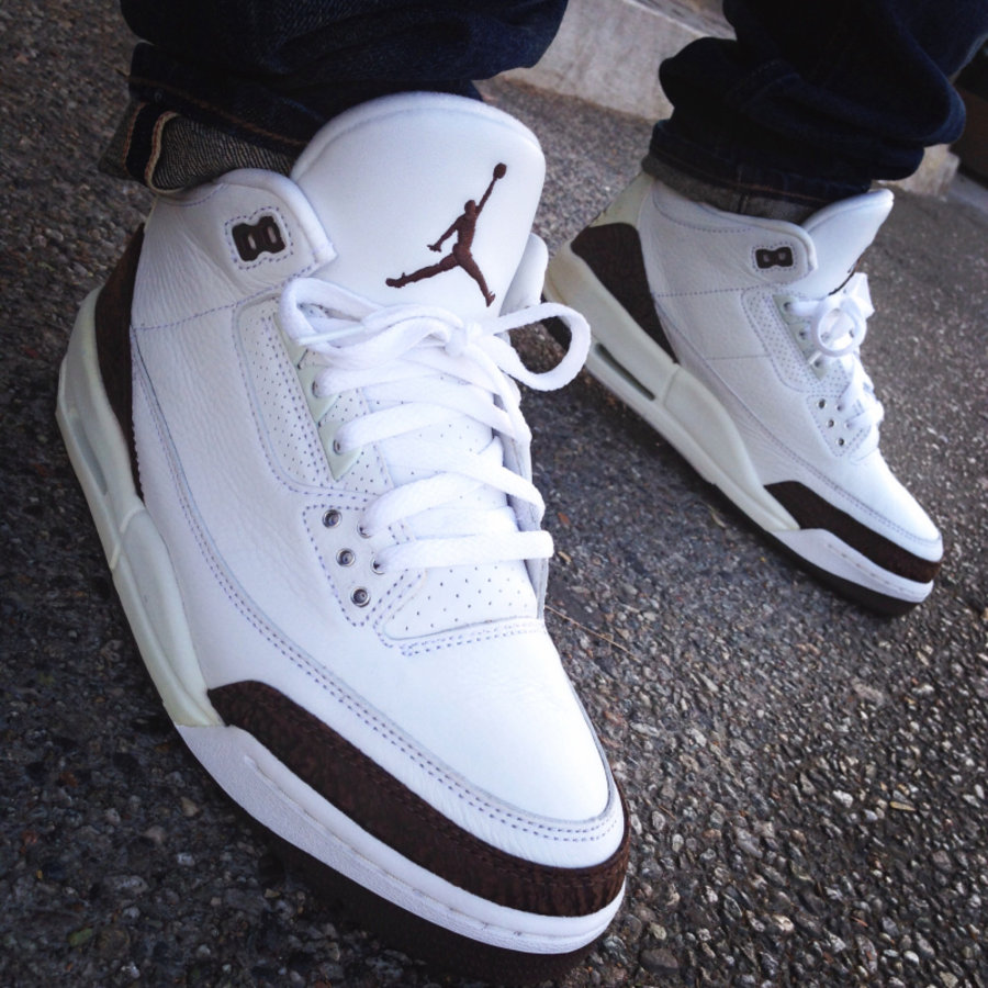 Air Jordan 3,发售,Mocha,136064-1  复刻呼声最高的配色！摩卡 Air Jordan 3 发售日期曝光！