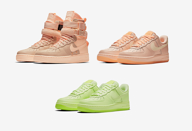 Air Force 1,Nike  反季节的浅色调装扮！Air Force 1 三款全新造型登场