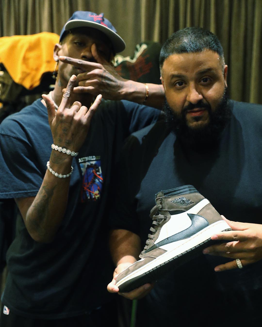 DJ Khaled,Air Jordan 1,AJ1,发售,  明星鞋王 DJ Khaled 来打 Call！Travis Scott x AJ1 实物曝光