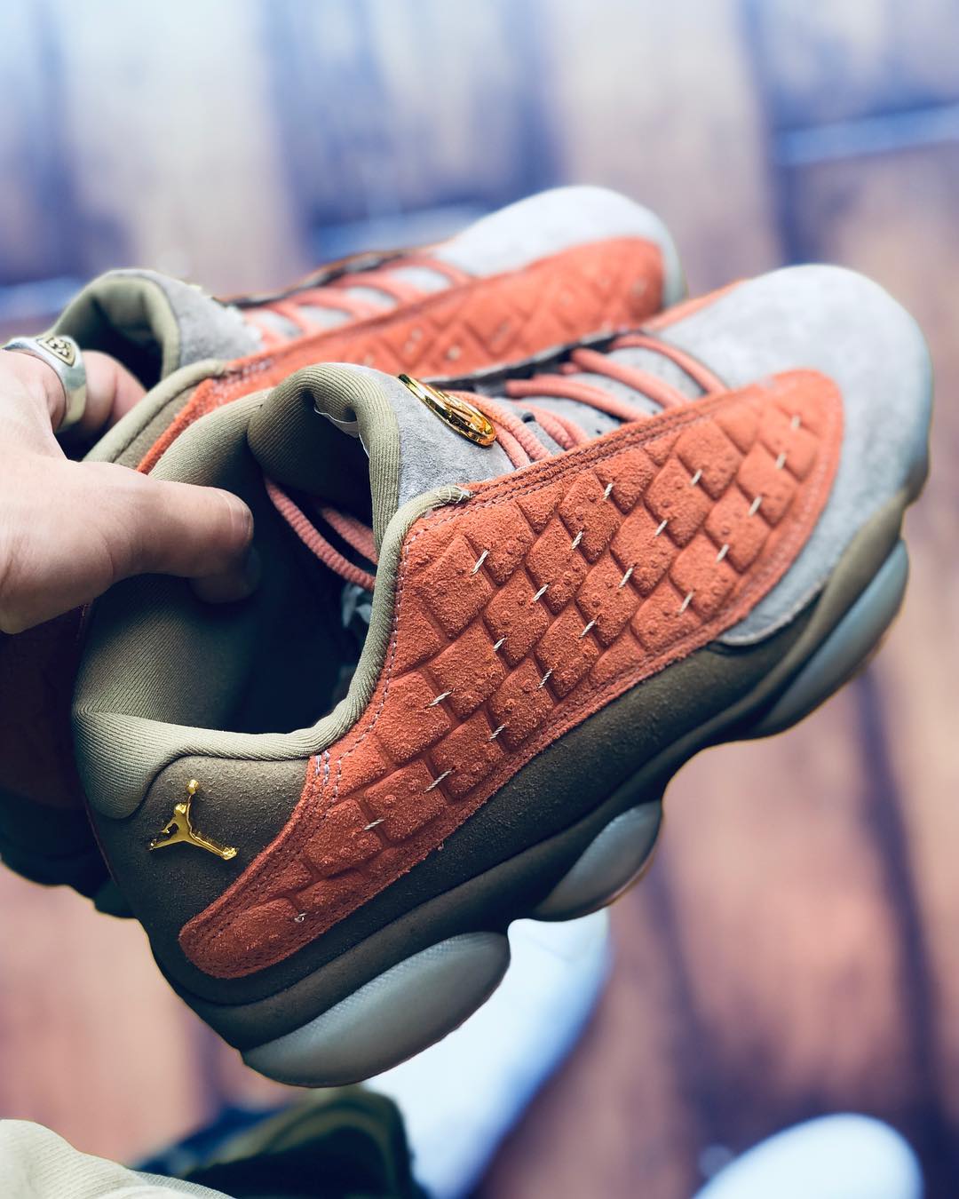 CLOT,Air Jordan 13 Low,AJ13,陈冠  目前最完整的细节美图！冠希 CLOT x AJ13 Low 实物到底有多炸