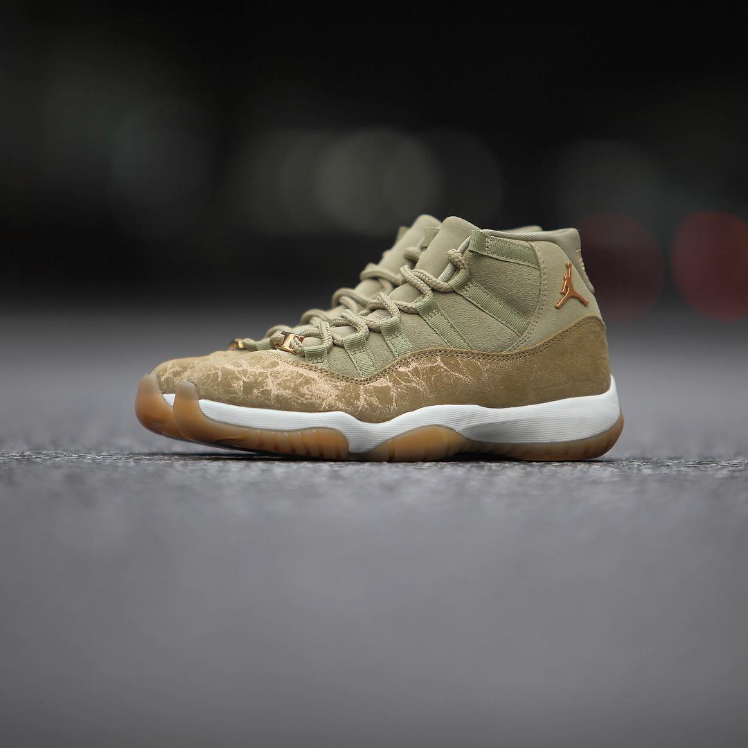 jordan 11 olive lux