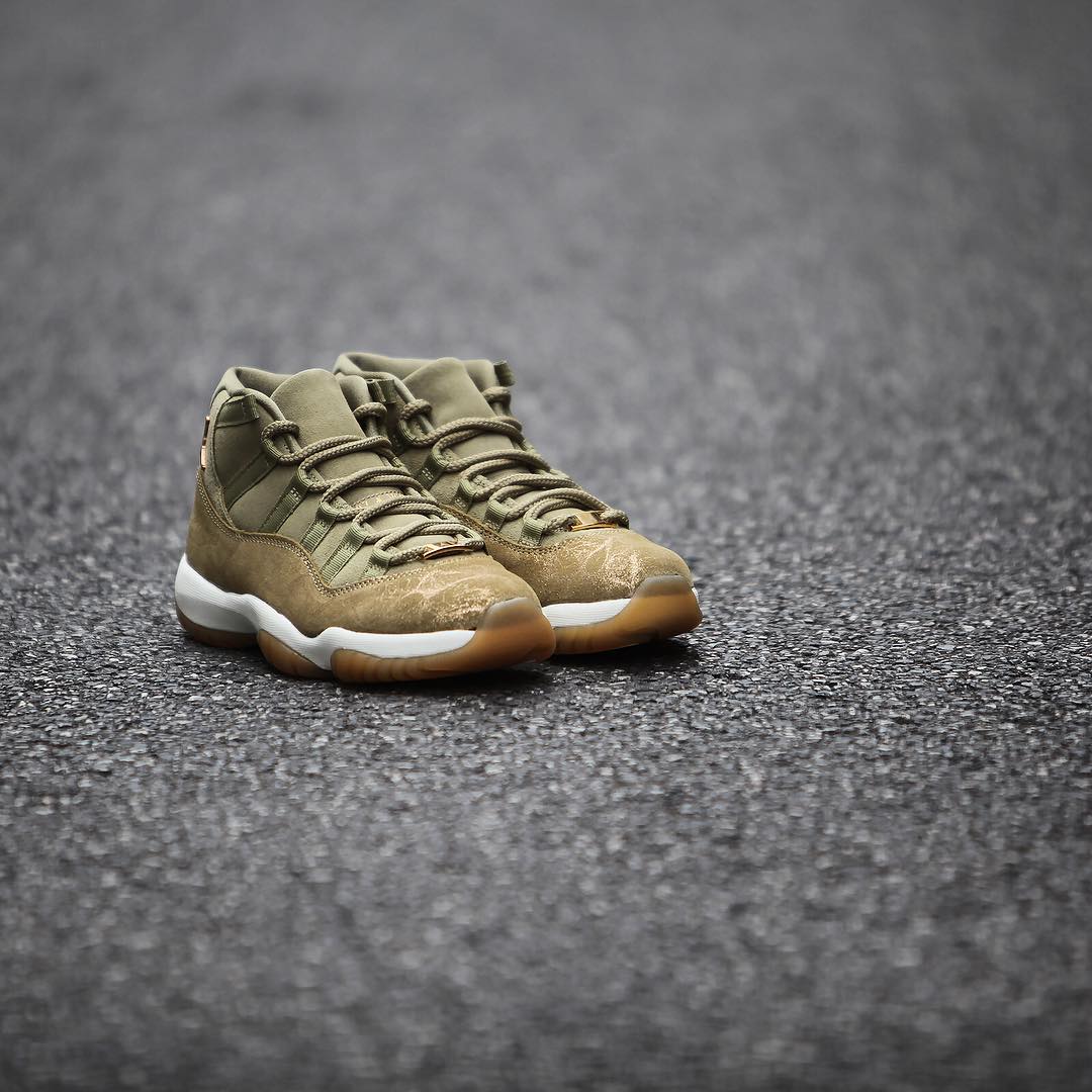 jordan 11 olive lux