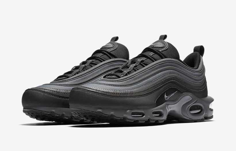 Nike,Air Max Plus 97  暗黑配色！3M 反光 Air Max Plus 97 现已发售！