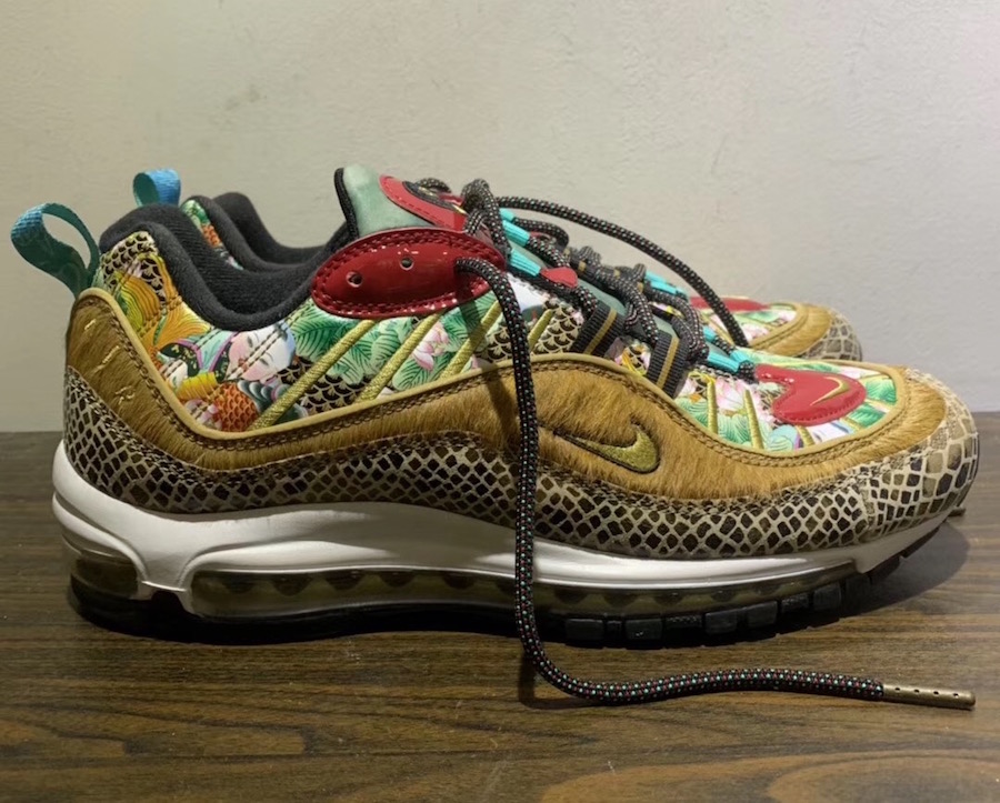 Air Max 98,Nike,上脚,发售  会不会也是天价？天津喷印花 Air Max 98 专为明年春节打造