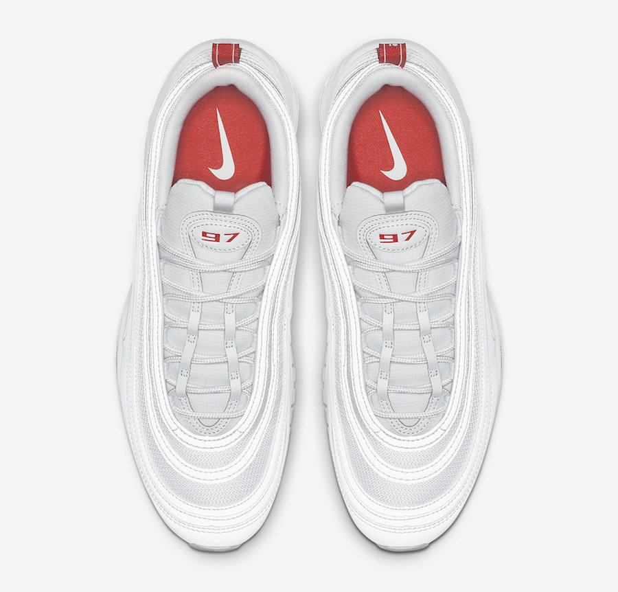 Nike,Air Max 97,BV1985-002,发售  细节处与众不同！Nike Air Max 97 全新白红配色即将发售