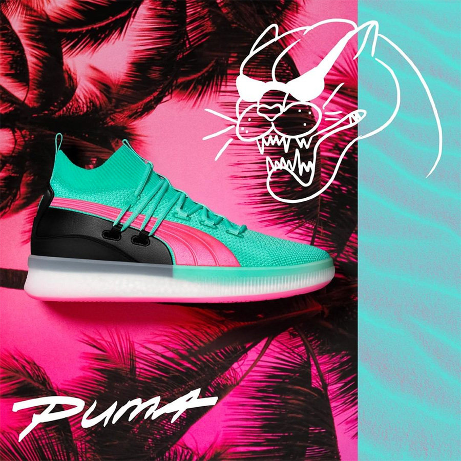 Puma,Clyde Court Disrupt  这双南海岸配色的 Puma 篮球鞋真的美！可惜…