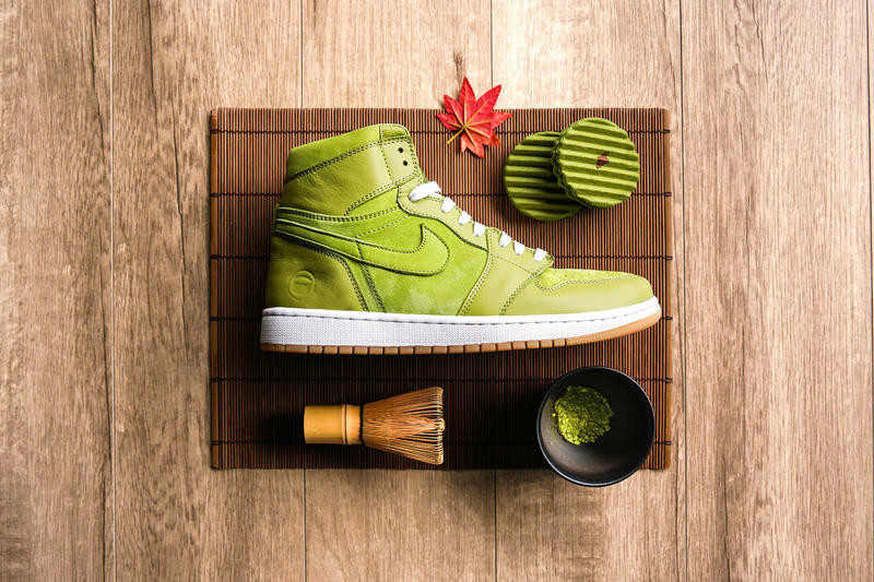 AJ1,Air Jordan 1,定制  抹茶配色的 Air Jordan 1，还真是格外的「清香扑鼻」！