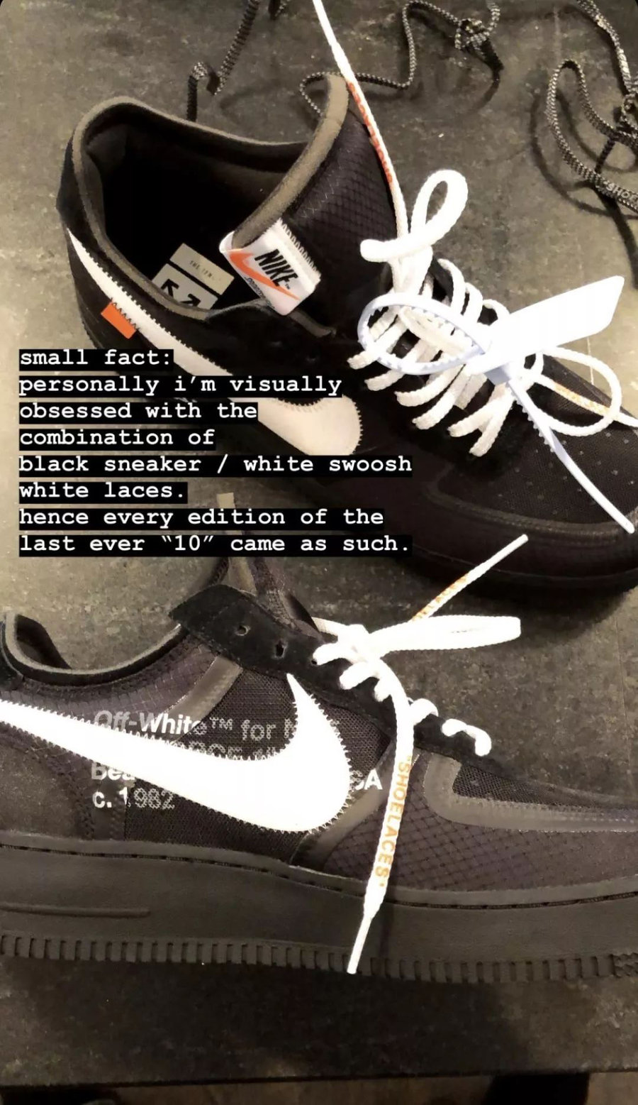 Nike,OFF-WHITE, Virgil Abloh  OFF-WHITE 联名「The Ten」即将结束！经典鞋款可能成为绝唱！