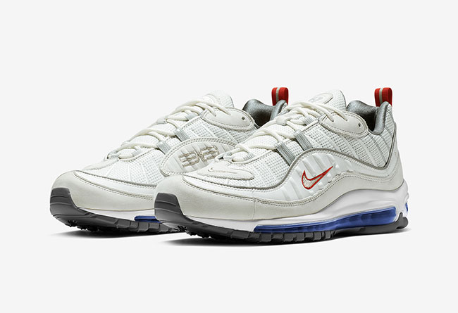 Nike,Air Max 98,Metallic Silve  不止清爽又百搭！这双 Air Max 98 新品还暗藏独特细节！