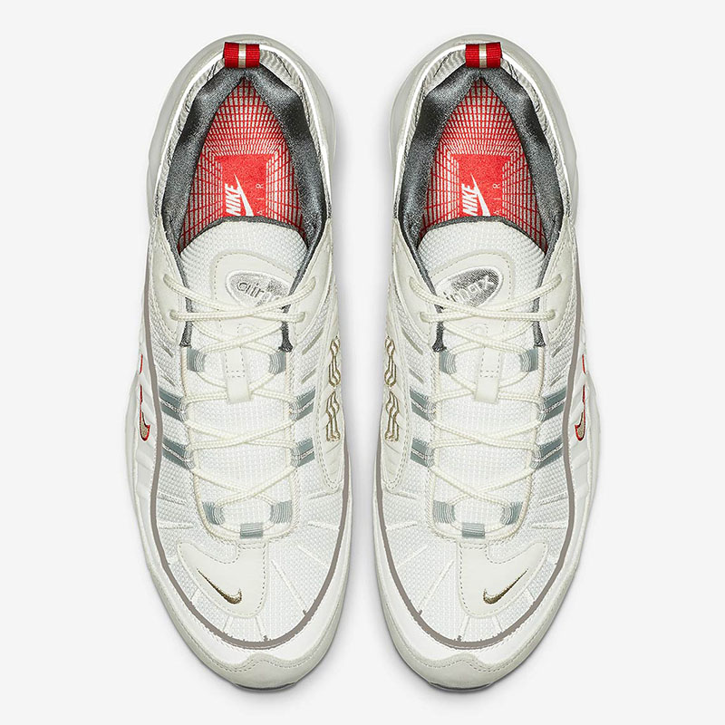 Nike,Air Max 98,Metallic Silve  不止清爽又百搭！这双 Air Max 98 新品还暗藏独特细节！