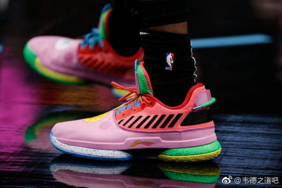 李宁,韦德之道 7,Way Of Wade 7,上脚,明星  新年配色竟然是它！韦德上脚韦德之道 7 “小猪佩奇”