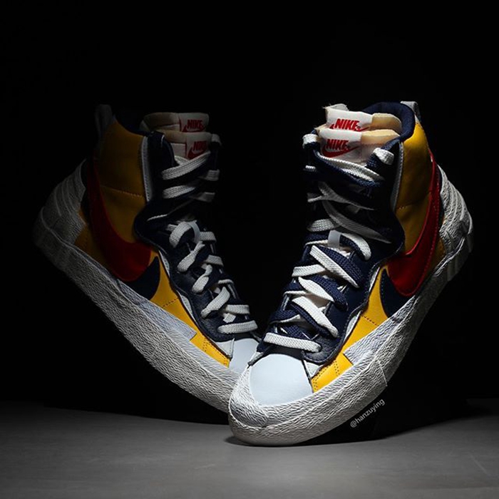 Nike,Sb Dunk High,Blazer,Sacai  “The Ten” 系列后又一巅峰联名设计！Sacai x Nike 实物再度曝光