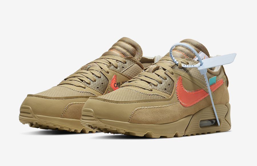 OW,Air Max 90,OFF-WHITE,发售,AA7  今年第一双 OFF-WHITE 联名！沙漠色 Air Max 90 下周发售