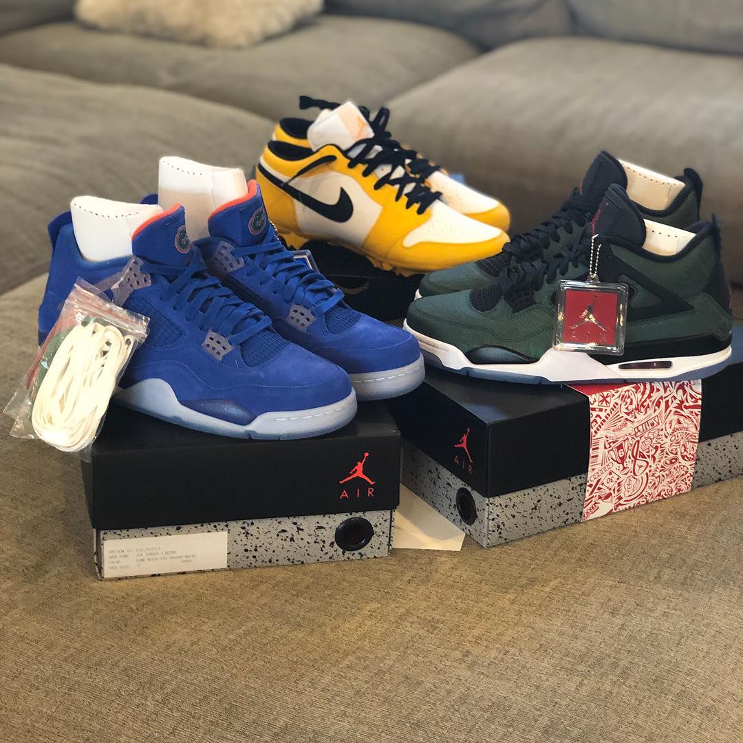 Air Jordan 4,AJ4  鞋王塔克又双叒叕晒新鞋！这次是超限量 140 双 Air Jordan 4