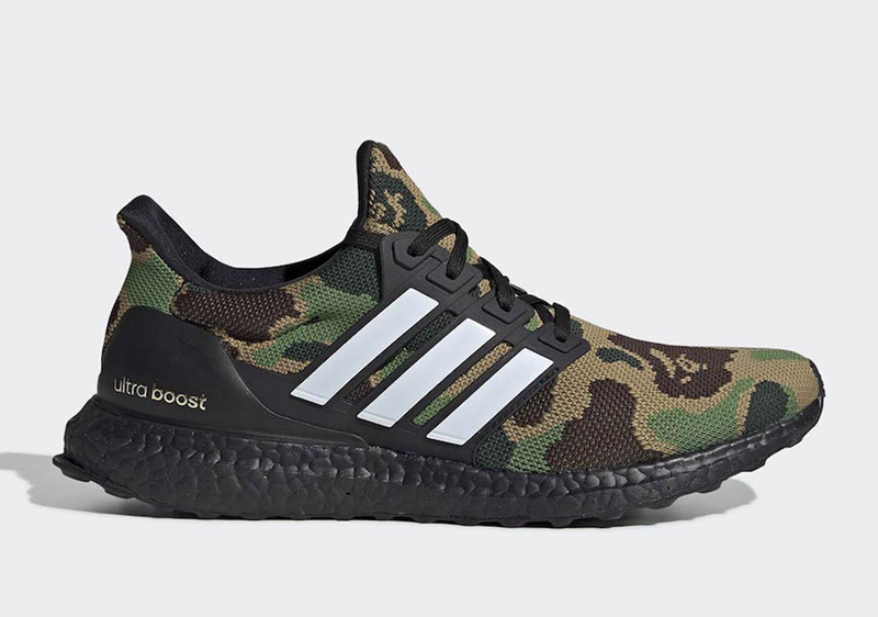 BAPE,adidas,Ultra Boost,发售  与曝光实物有所不同！BAPE x adidas Ultra Boost 官图释出