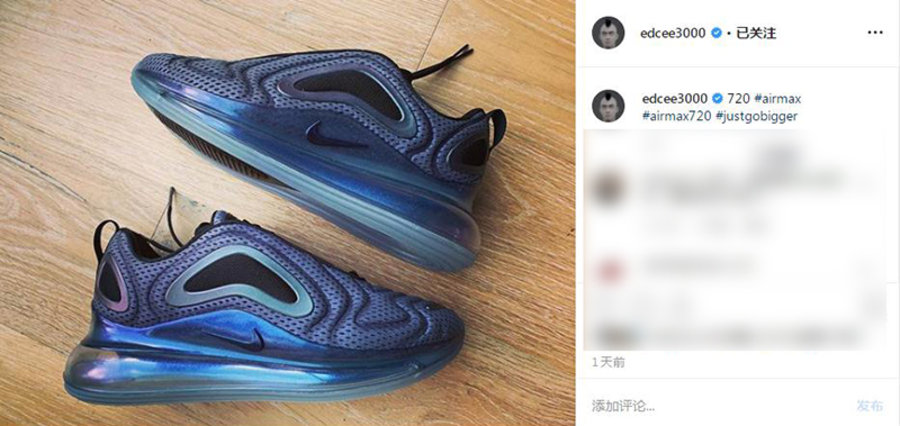 Nike,Air Max 720,明星,发售,AO2924-  又是一波带货！冠希提前晒出了这双刷新 Nike 记录的鞋！