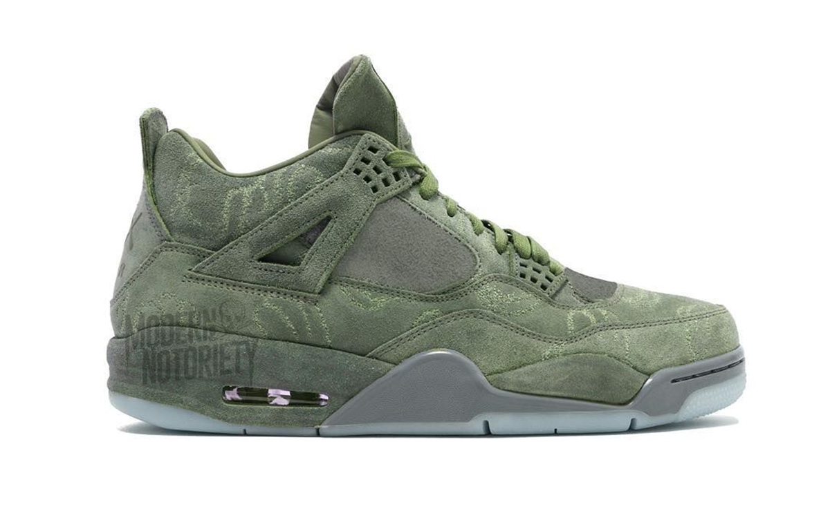 kaws,aj4,air jordan  今年还有新配色的 kaws x air jordan 4!