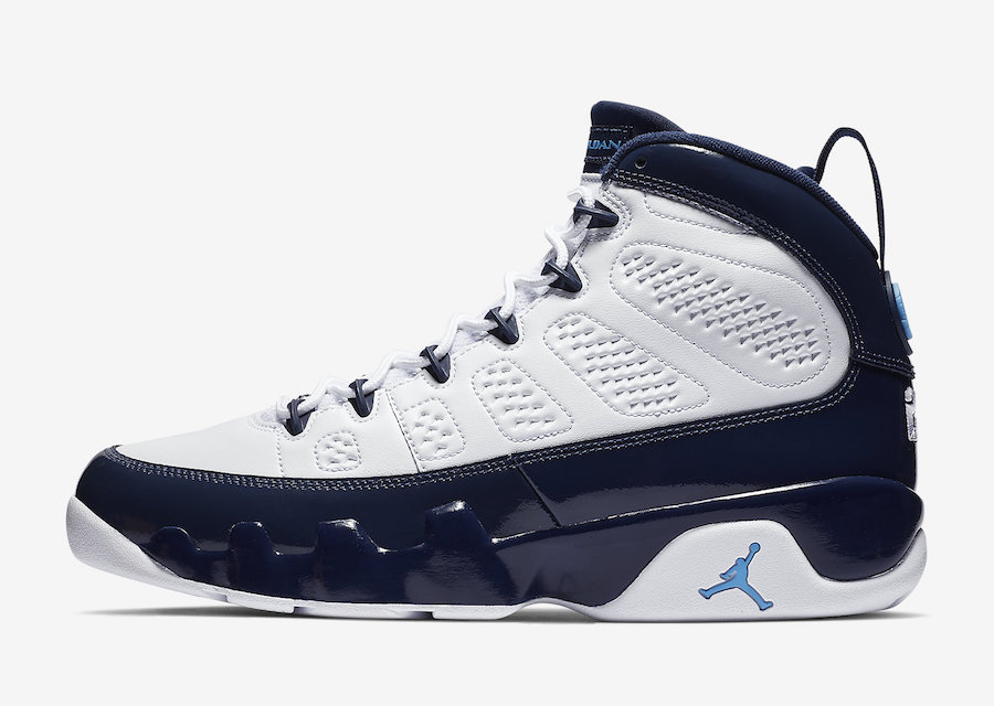 AJ9,Air Jordan 9,302370-145  为全明星准备的北卡配色！全新 Air Jordan 9 下周正式发售