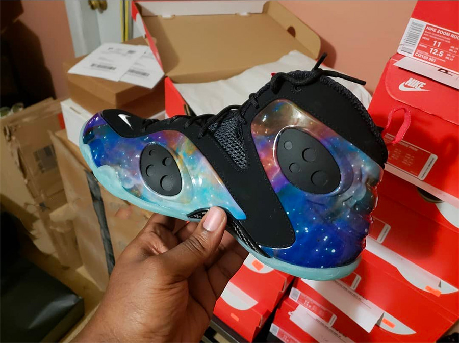 CI2120-001,Zoom Rookie,Galaxy, CI2120-001 酷炫的夜光外底！银河 Zoom Rookie “Galaxy” 实物图片来了！